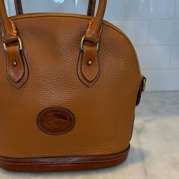 Dooney & Bourke Bag Purse Handbag Pebbled Leather Norfolk Satchel Tote Bag - Picture 3 of 16